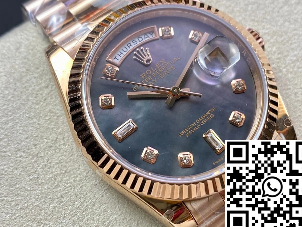 Factory Date 36MM Gold 118235 GM Rose Day Rolex 0514